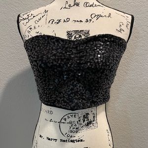 Sequined Bandeau from Express